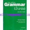 Oxford Grammar Three Answer Book New Edition