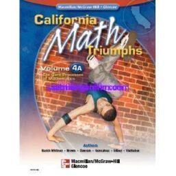 California Math Triumphs 4A The Core Processes of Mathematics