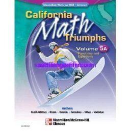 California Math Triumphs 5A Functions and Equations