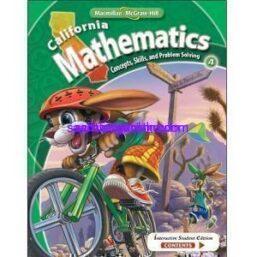 California Mathematics Concepts Skills and Problem Solving Grade 4 pdf ...
