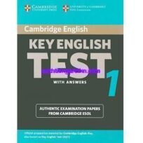 Cambridge Key English Test 1 (KET 1) pdf ebook