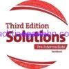 Solutions 3rd Edition Pre Intermediate Workbook Audio CD