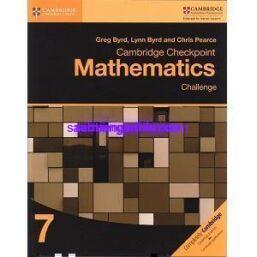 Cambridge Checkpoint Mathematics 7 Challenge Workbook